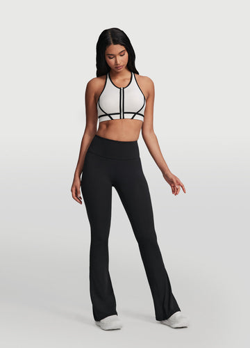 High-Waisted Foxy Flare Leggings - Flattering Fit with Dramatic Flare