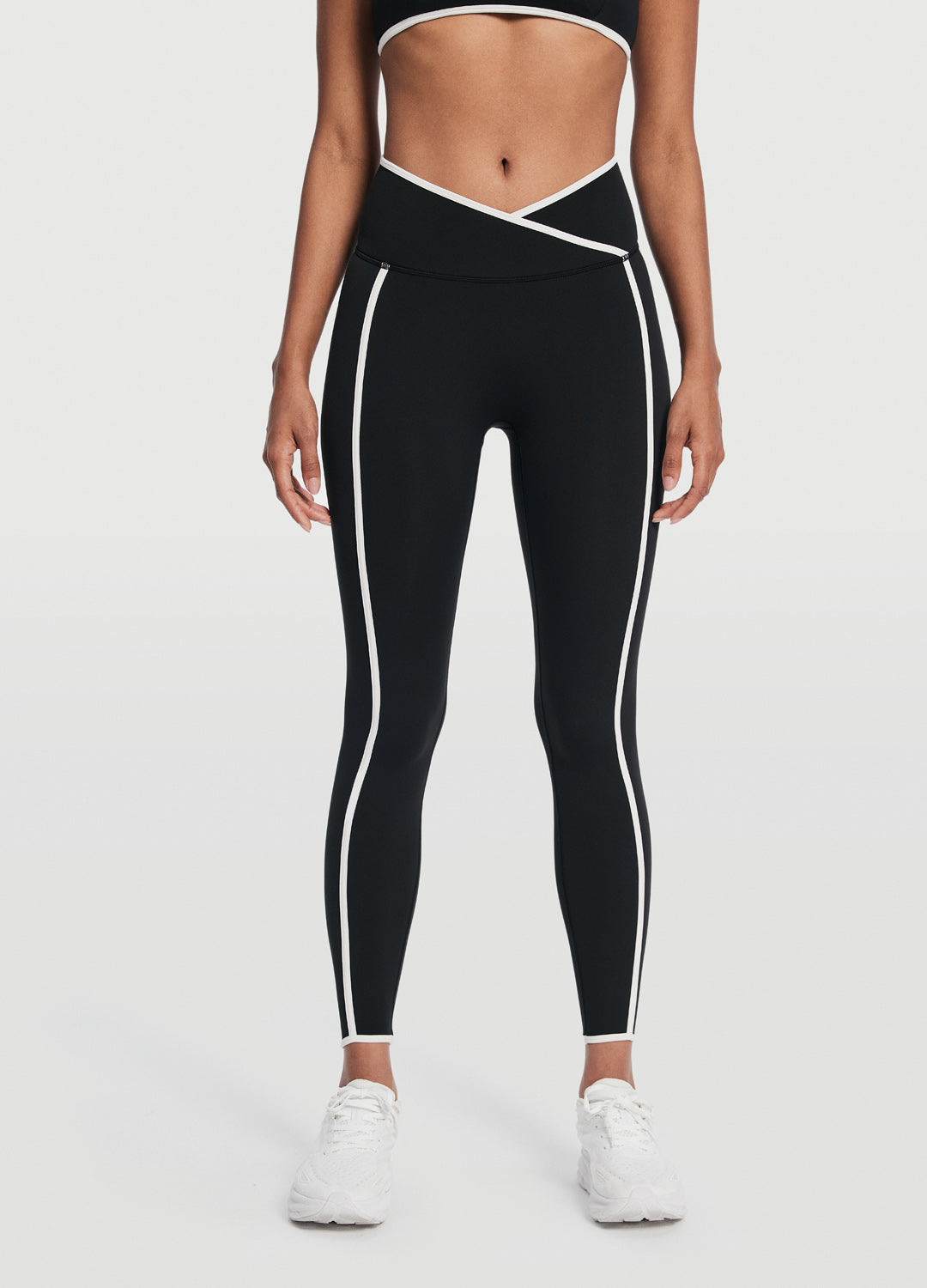 Flattering Crossover-Waist Leggings
