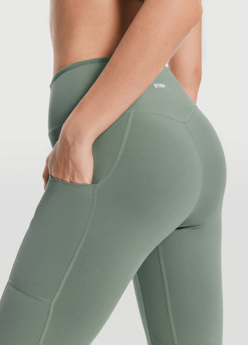 Flattering High-Waisted Leggings with Convenient Side Pockets