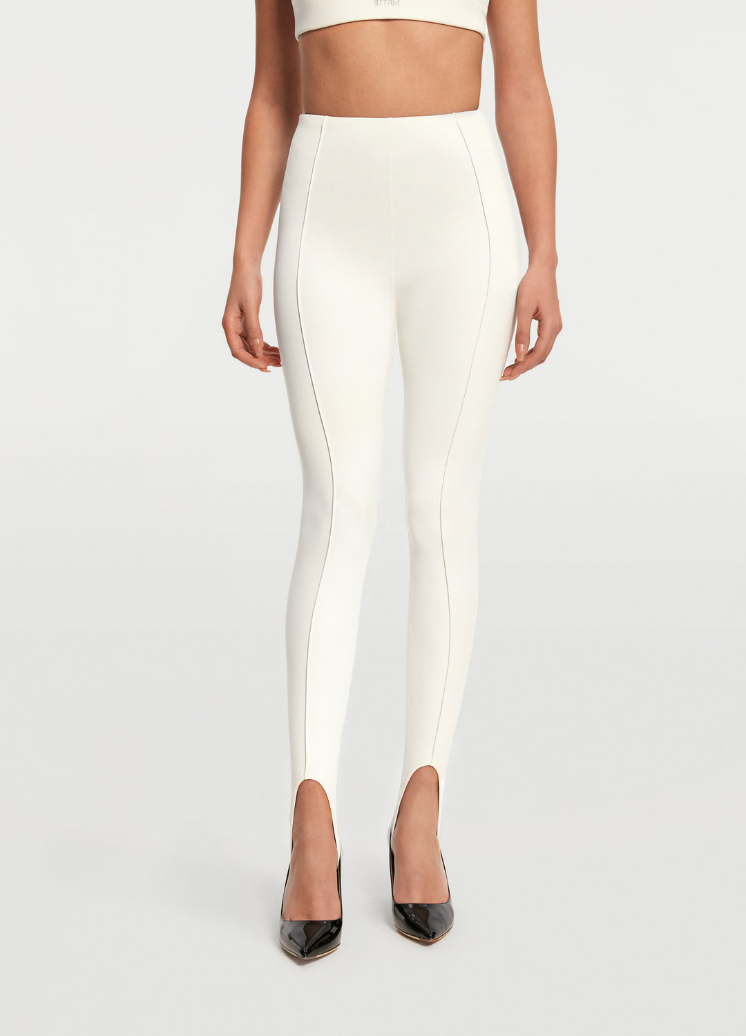 Sleek High-Waisted Stirrup Leggings