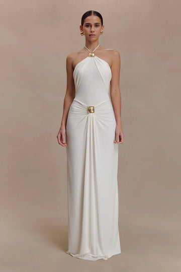 Ivory Goddess Maxi Dress
