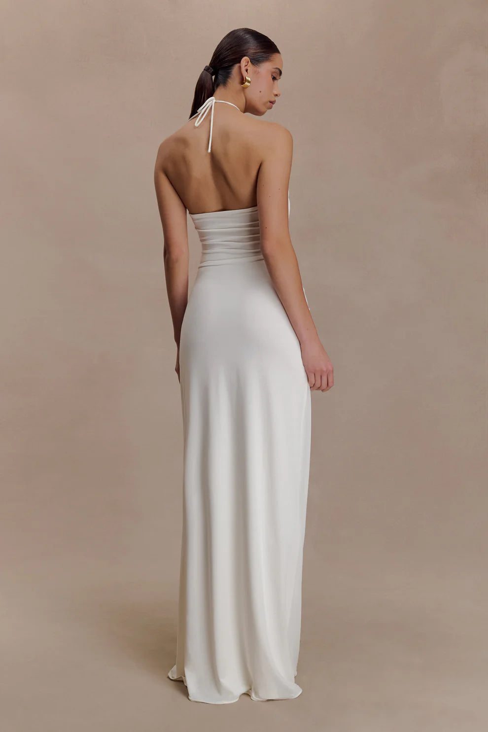 Ivory Goddess Maxi Dress