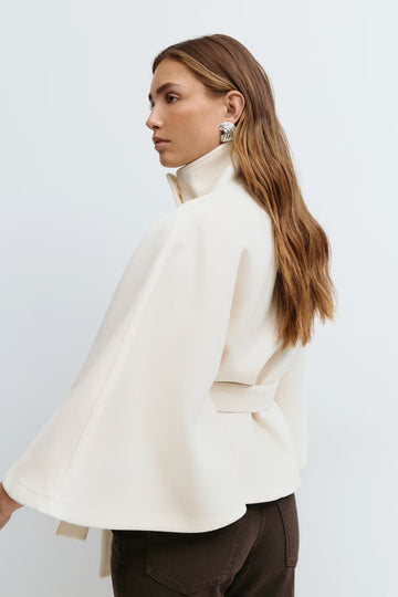 Women's Belted Cape Jacket