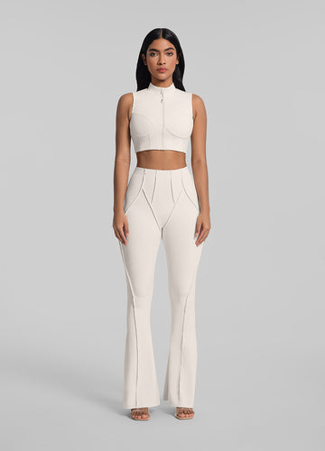 Chic Longline Flare Leggings