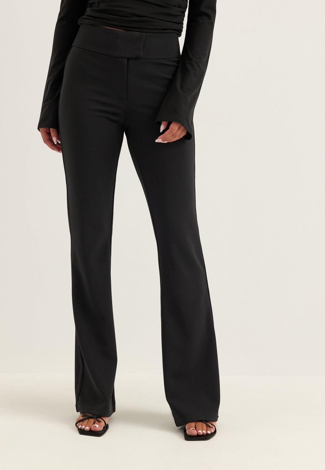 Soft Suit Flared Trousers