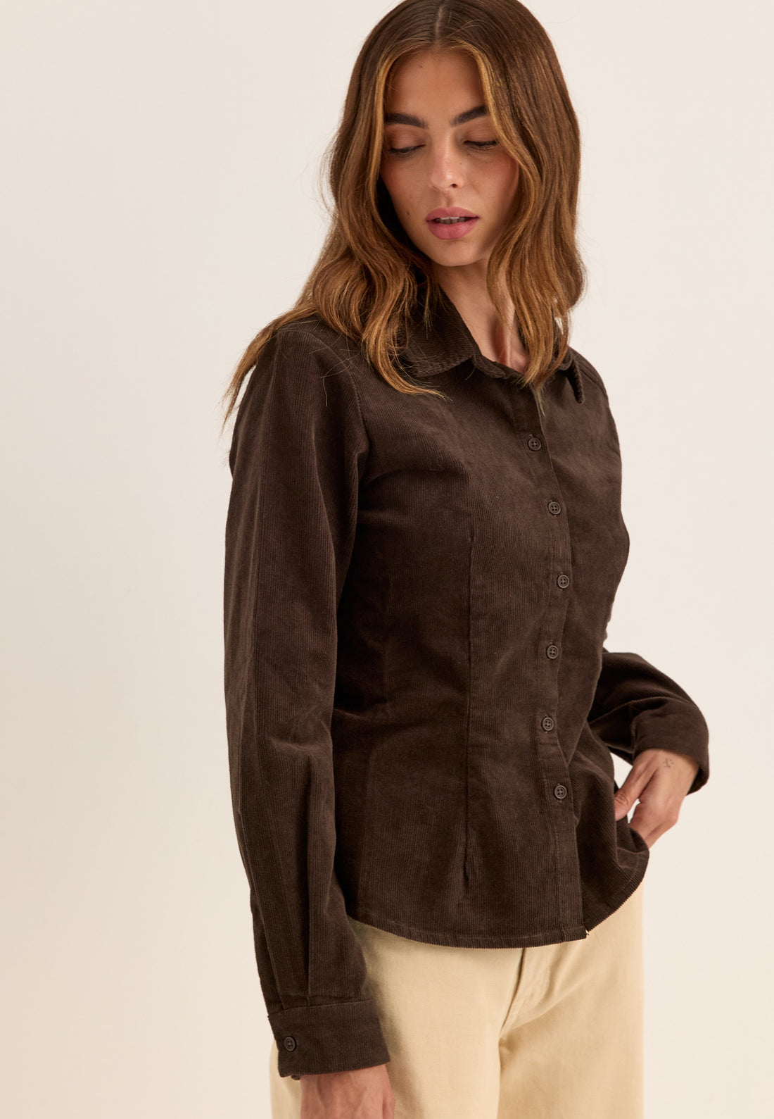 Corduroy Shaped Shirt
