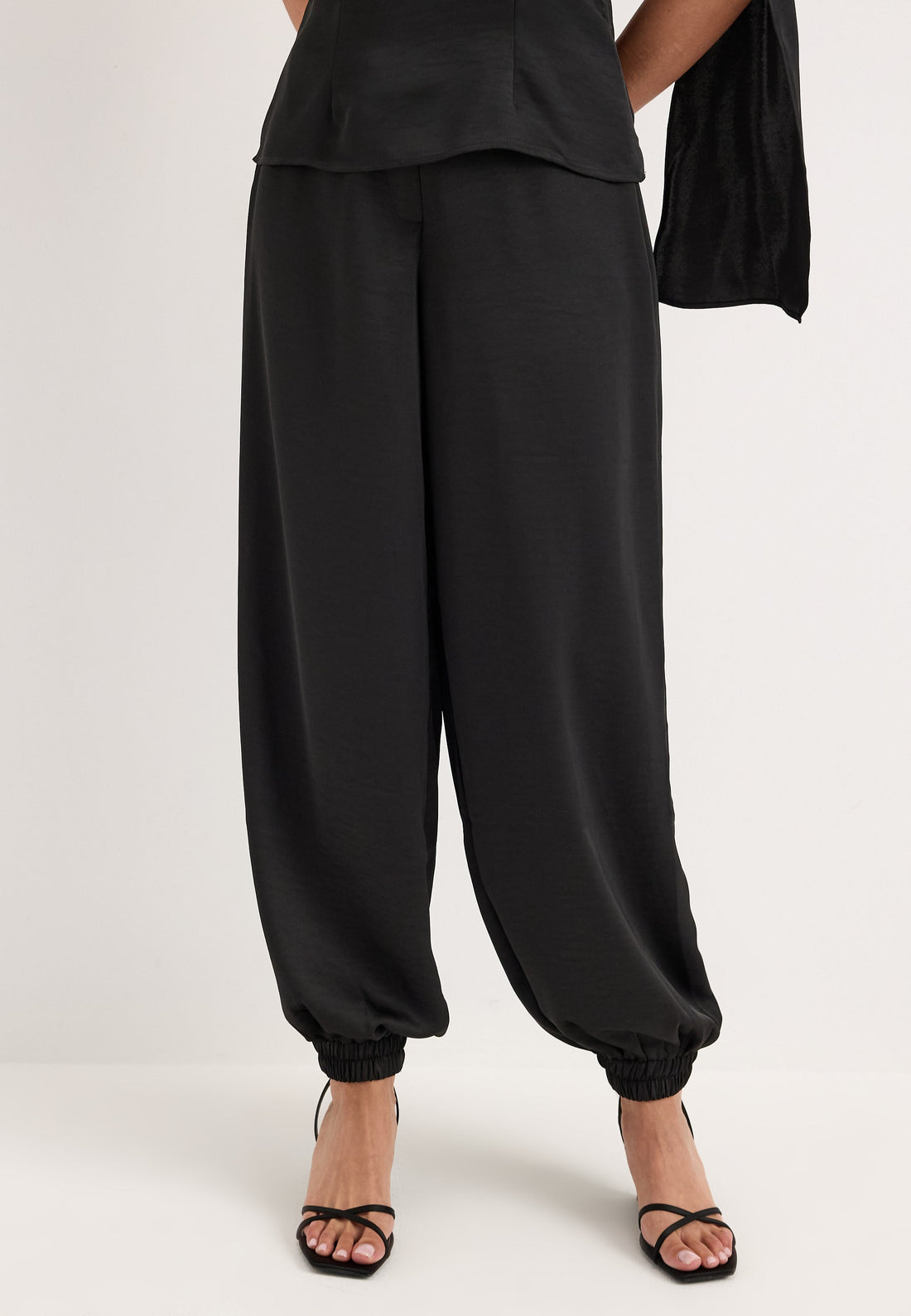 Satin Balloon Trousers