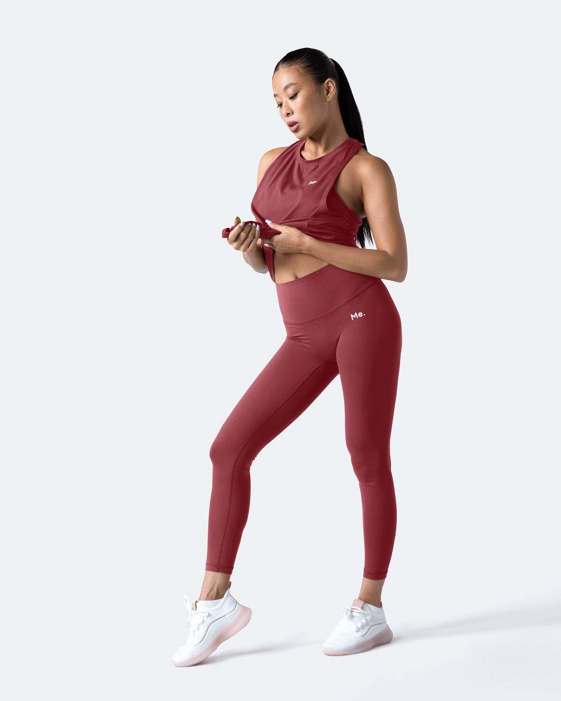 Flattering High-Waisted ⅞ Leggings for All-Day Comfort