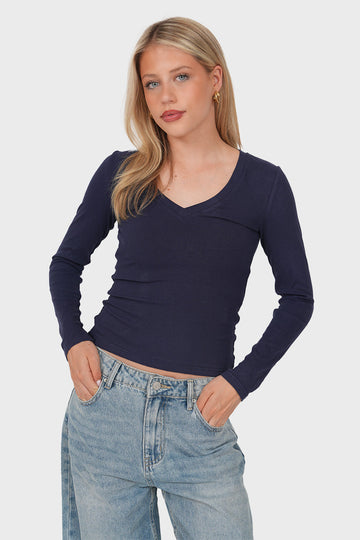 Elena Top Navy