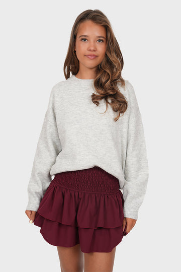 Bloom skirt in Bordeaux
