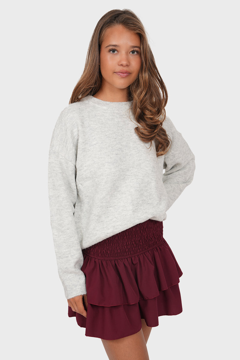 Bloom skirt in Bordeaux
