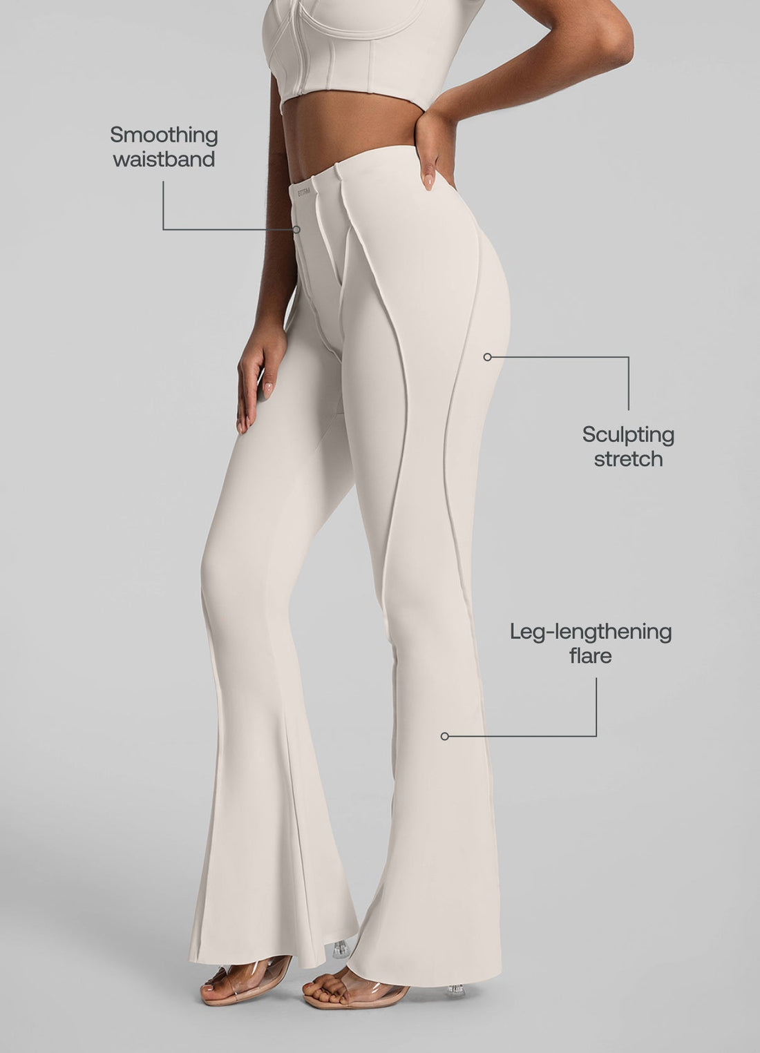 Chic Longline Flare Leggings